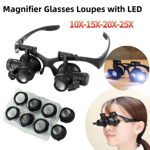 25x magnifying loupe - loupe, glasses