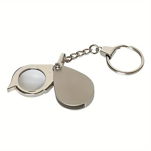 Portable 10x folding key - key, ring