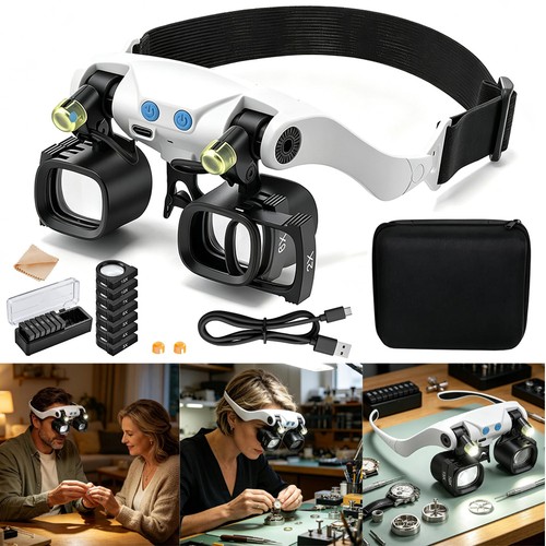 Adjustable headband magnifier - adjustable,