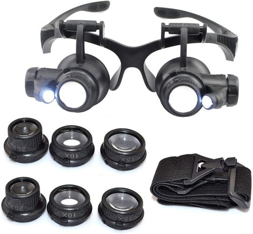 Glass loupe jeweler watch - jeweler,