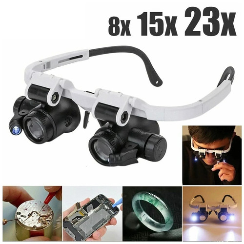 Head magnifier glasses led - magnifier,