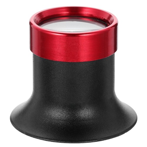 Aluminum alloy loupe magnifier - aluminum,
