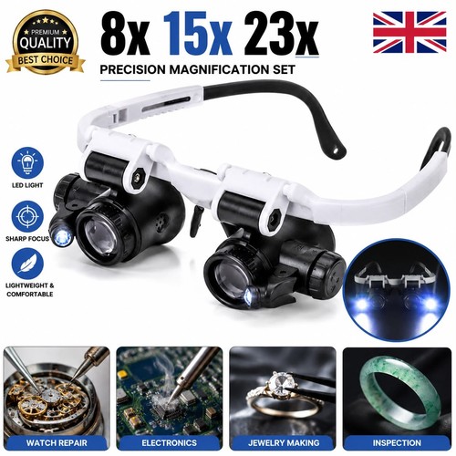 Head magnifier glasses led - magnifier,
