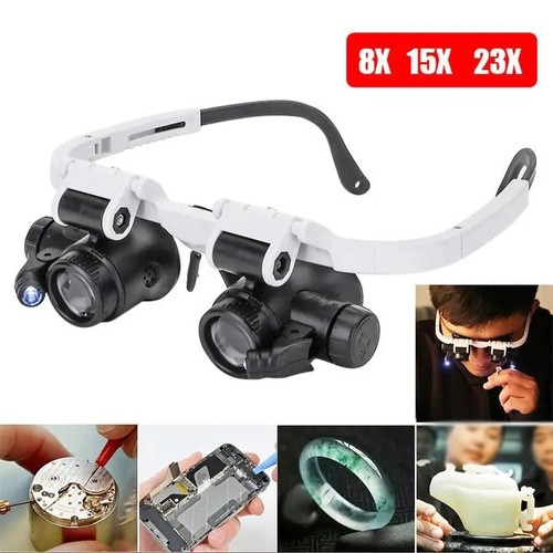 Head magnifier glasses led - magnifier,