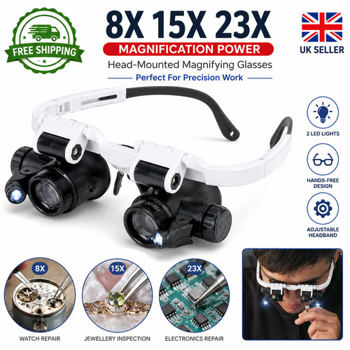 Head magnifier glasses led - glasses,