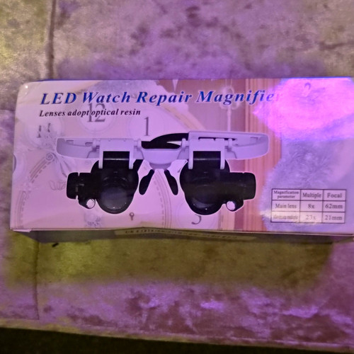 Led watch repair - led, magnifier